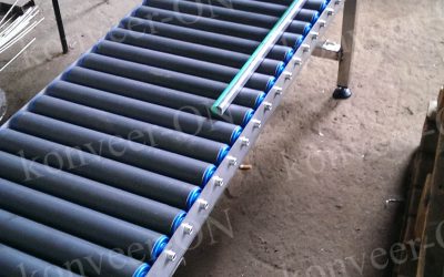 Роликовый конвейер с роликами ПВХ