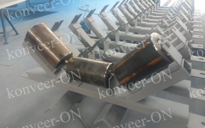 Роликоопора конвейерная тройная1