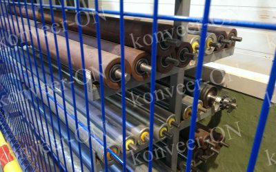 Ролики конвейерные стальные крашенные