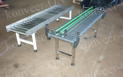 Роликовые конвейеры ролики нержавейка и ПВХ 50мм диаметр