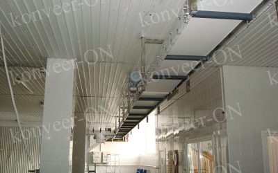 Конвейер ленточный подвесной