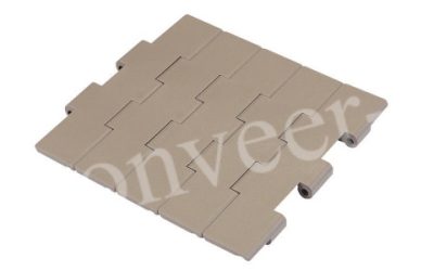 Прямоходная пластиковая пластинчатая цепь серии 821