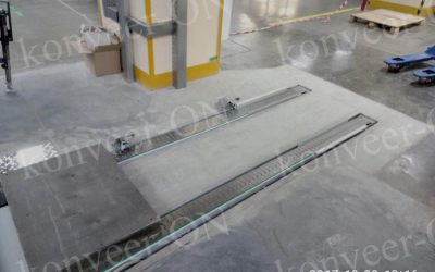 Конвейер пластинчатый двухручьевой