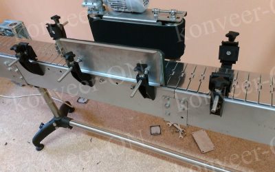 Конвейер пластинчатый один ручей