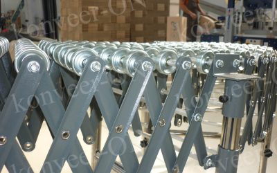 Рольганг растяжной с оцинкованными роликами