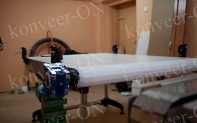 Конвейер с модульной лентой широкий