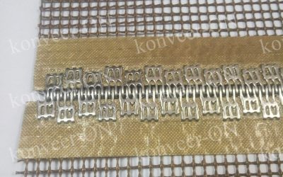 Сетка тефлоновая конвейерная с нержавеющим замков